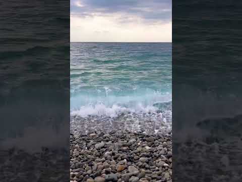 Beautiful beach 🏝️ in Nice, France 🇫🇷 #travel #beach #nice #france