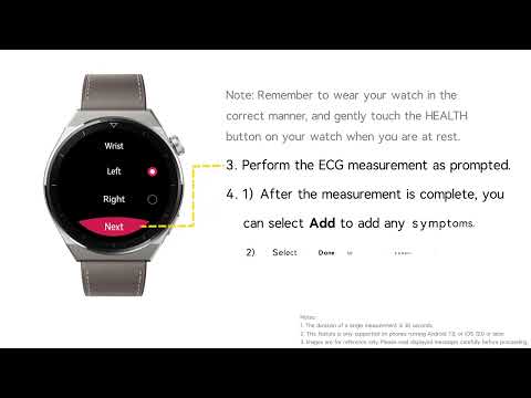 Så använder du EKG-appen på HUAWEI Watch GT 3 Pro