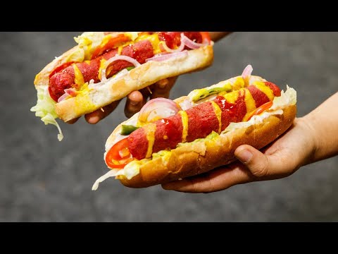 100% वेज हॉट डॉग की रेसिपी - veg hot dog recipe / subway sandwich - cookingshooking - UCTbNOCtAGaqOEnLMeo3JTeg