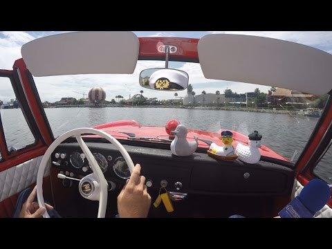 Take an Amphicar ride at The Boathouse restaurant at Downtown Disney - UCFpI4b_m-449cePVasc2_8g