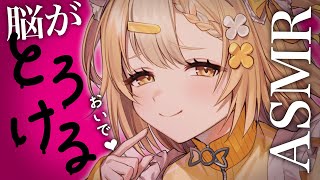 ￤ASMR/黒3dio￤脳がとろけちゃう安眠誘導♡囁き/massage/Tapping/Sleep【飴望にぃな/ Varium】