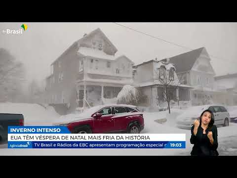Estados Unidos enfrentam frio recorde na véspera de Natal