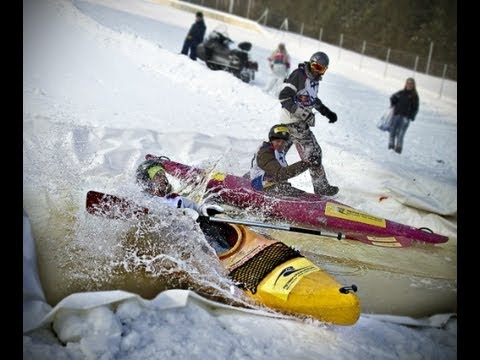 Kayaking on snow - Red Bull Snowkayak Lithuania 2012 - UCblfuW_4rakIf2h6aqANefA