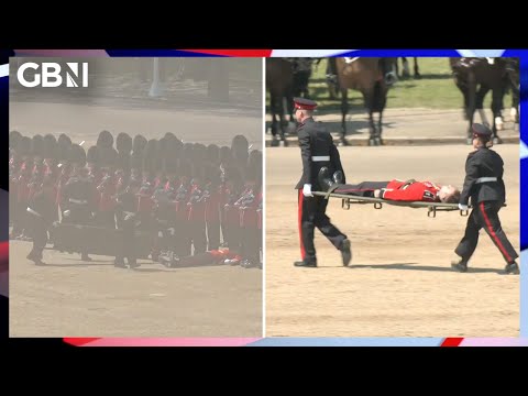 Soldiers FAINT during Prince William's Colonel’s Review at the Horse Guards Parade