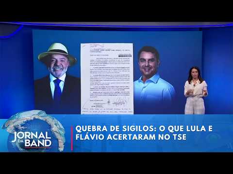 Entenda como funcionará a quebra de sigilos acertada entre Flávio e Lula | Jornal da Band