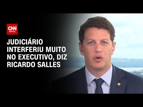 Judiciário interferiu muito no Executivo, diz Ricardo Salles | LIVE