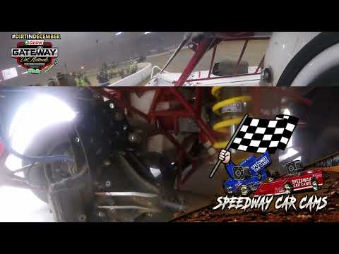 #1B Josh Baker - 2022 Gateway Dirt Nationals - Super Late Model - InCar Camera - dirt track racing video image
