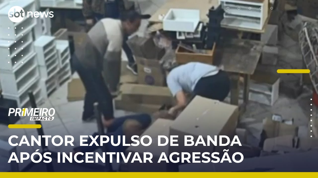 Músico é expulso de grupo após incentivar agressão a jovem em SC | PrimeiroImpacto