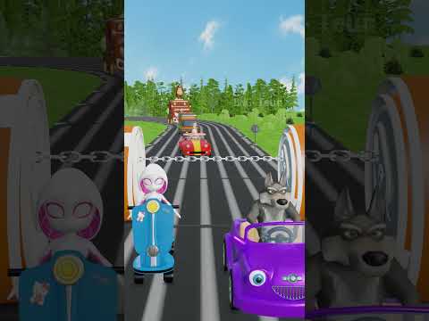 Epic Challenge with Amazing Cars Giant Bollards, Sprite, and the Long Chain Trap BeamNG Drive''