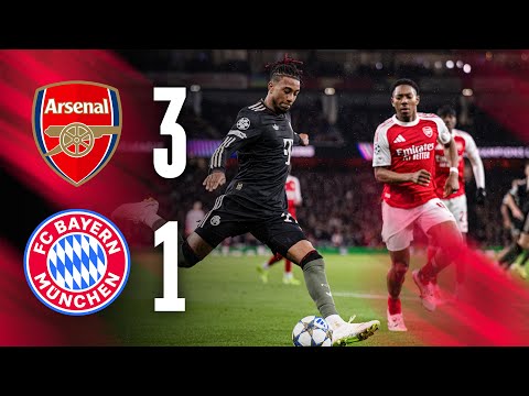 First defeat of the season in top clash | Arsenal FC - FC Bayern | Champions League Highlights