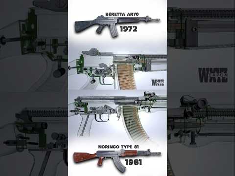 Iconic RIFLE Mechanics: Beretta AR70 vs Norinco Type 81 Animation