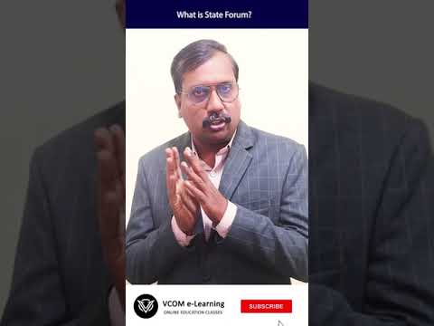 What is State Forum? – #Shortvideo – #businessregulatoryframeworks–Video@228