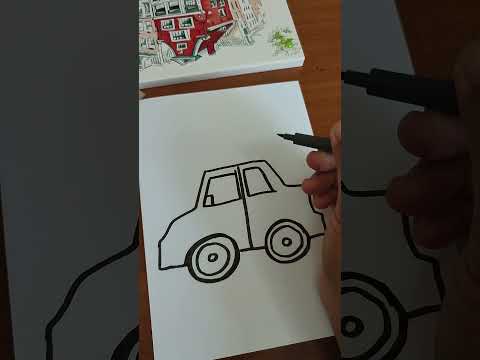 how to draw police car? #drawing #policecar