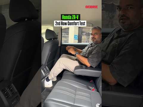 Honda ZR-V | 2nd Row Comfort Test #overdrive