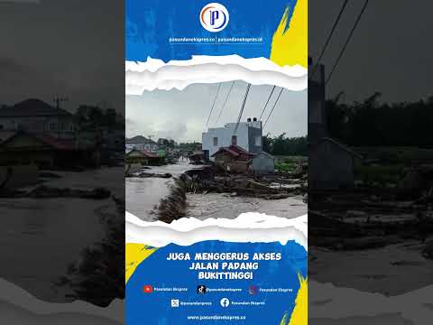 Banjir Bandang di Kabupaten Agam Sumatera Barat #shortvideo #viral #shorts #trending