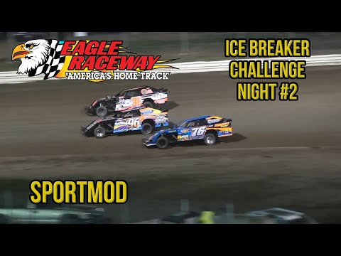 Ice Breaker Challenge #2 | Sportmod | Eagle Raceway | 4-20-2024 - dirt track racing video image