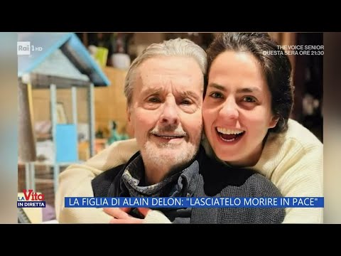 La figlia di Alain Delon: "Lasciatelo morire in pace" - La Vita in diretta - 01/03/2024