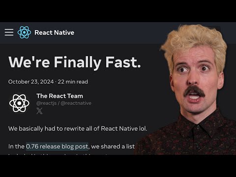 React Native Just Got 550% Faster