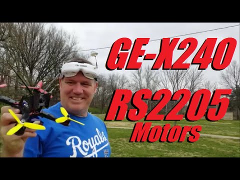 GE-X240 with RS2205 Motors - Fast LOS and FPV Flights - UC92HE5A7DJtnjUe_JYoRypQ