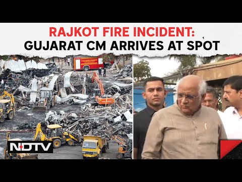Rajkot Fire Incident | Gujarat Chief Minister Bhupendra Patel Arrives At Spot, Assesses Situation