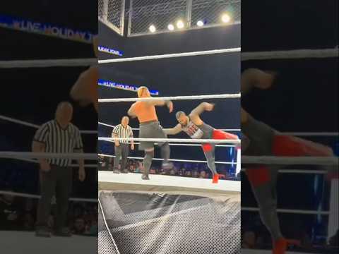<strong>Jimmy</strong> Uso spear Solo Sikoa #wwe #wweraw #wwesmackdown