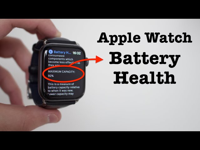 How To Check Battery Health On Apple Watch Series 3