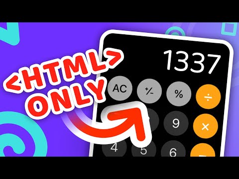 This Calculator is programmed in HTML