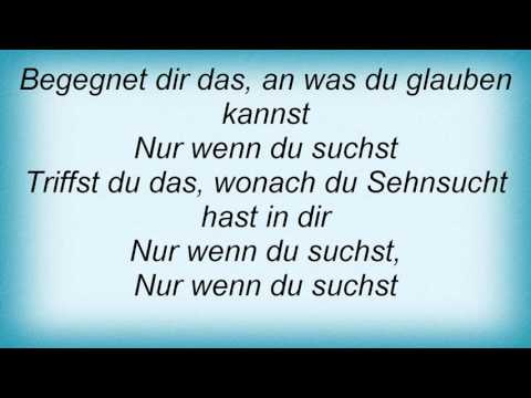 17804 Peter Schilling - Nur Wenn Du Suchst Lyrics