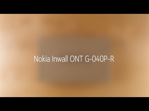 Unboxing and installing the Nokia Inwall ONT G-040P-R