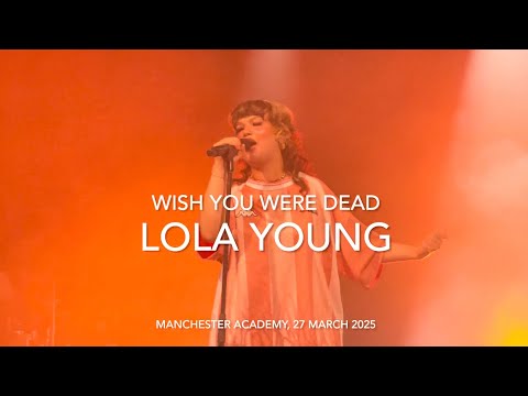 Lola Young - Wish You Were Dead - Live 4k @ Manchester Academy, 27 March 2025