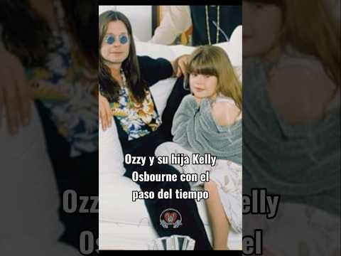 Ozzy y su hija <strong>Kelly</strong> Osbourne con con el paso del tiempo❤️ #rock #music #ozzyosbourne #kellyosbourne