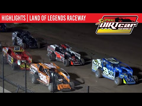 Super DIRTcar Series Big Block Modifieds Land of Legends Raceway August 18, 2022 | HIGHLIGHTS - dirt track racing video image
