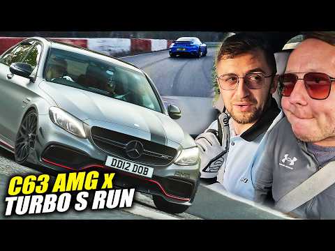 hANGRY C63 AMG & Turbo S WILD BBQ CHASE! // Nürburgring