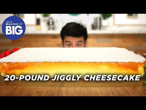 I Made A Giant 20-Pound Jiggly Cheesecake ? Tasty