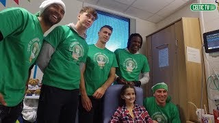 Celtic FC – The Bhoys visit the Royal Hospital for Children