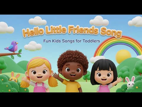 Hello Little Friends Song | Fun Kids Songs for Toddlers | Baby Songs & Nursery Rhymes #nurseryrhymes