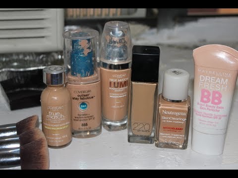 My Top Drugstore Foundations for Acne & Oily Skin - UC4RRwAtw2dLrPvbl8VKGvHA