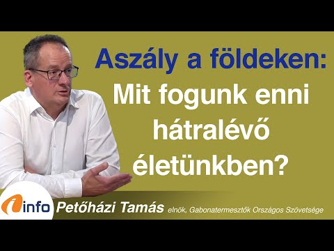 Aszály a földeken: mit fogunk enni hátralévő életünkben? Petőházi Tamás, Inforádió, Aréna