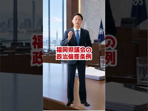 福岡県議会「政治倫理条例」素案まとまる|何が変わる?13項目の基準を解説