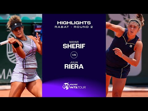 Mayar Sherif vs. Julia Riera | 2023 Rabat Round 2 | WTA Match Highlights