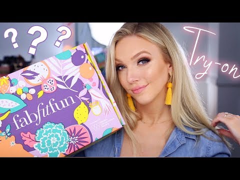 Let?s Try On Summer Products! FabFitFun Summer 2018