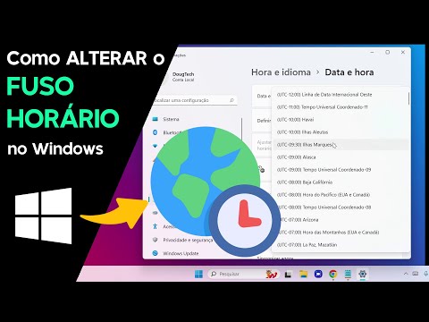 Como ALTERAR o FUSO HORÁRIO no Windows