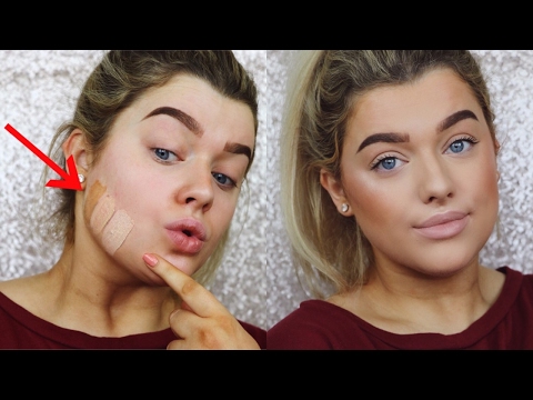 DRUGSTORE FOUNDATION ROUTINE! + Colour Matching Tips! | Rachel Leary AD - UC-Um2u0Agv8Q-OhjO6FZk1g