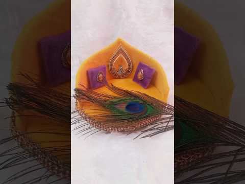 Krishna aasan | Janmashtami decoration | Craft diy #krishna #diy #janmashtami