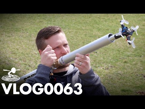 TINY DRONE LAUNCHING CANNON! | VLOG0063 - UC9zTuyWffK9ckEz1216noAw