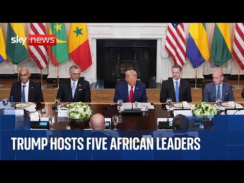 Donald Trump hosts lunch for African leaders