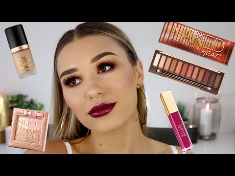 Full Glam Makeup Tutorial | Urban Decay Heat Palette HISS OR MISS?! - UCPG6A5tNaPfv2SRNW2beq5Q