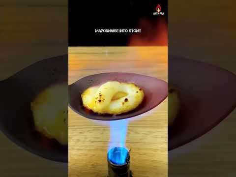 1000°C Hotspoon VS Mayonnaise 😱 #shorts #satisfyingvideo #experiment #foryou #fypシ