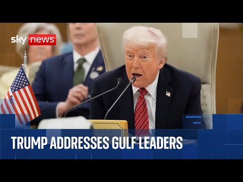 Trump meets with Gulf leaders in Saudi Arabia