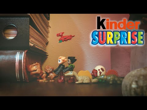 Tried shooting stop motion with Kinder Toy.【ChinaLui】